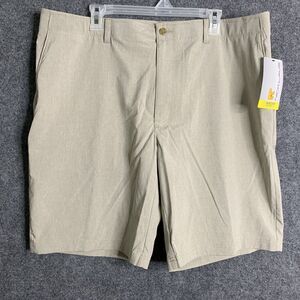 Nicklaus NWT Golf Shorts Men 40 Tan Eco-Choice Stay Dry Sun Protection UPF 50
